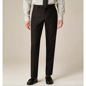 J.Crew Ludlow Slim Fit Suit Pant Italian Loro Piana Wool Black W 36 L 30 NWT